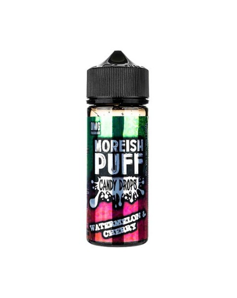 Watermelon & Cherry Candy Drops Shortfill E-Liquid by Moreish Puff