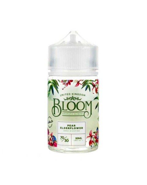 Pear Elderflower 50ml Shortfill E-Liquid by Bloom