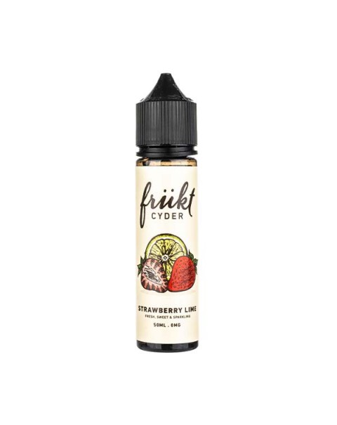 Strawberry Lime 50ml Shortfill E-Liquid by Frukt Cyder