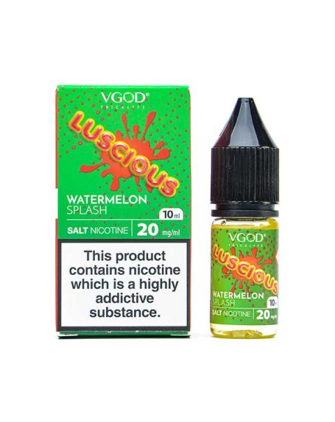 Luscious Watermelon Splash Nic Salt E-Liquid by VGod