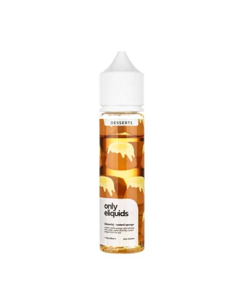 Custard Sponge Shortfill E-Liquid by Only eLiquids