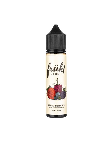 Mixed Berries 50ml Shortfill E-Liquid by Frukt Cyder