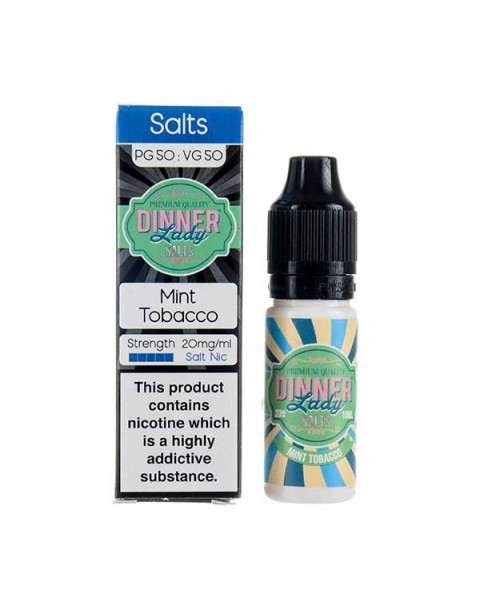 Mint Tobacco Nic Salt E-Liquid by Dinner Lady