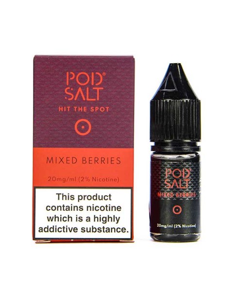 Mixed Berries Nic Salt E-Liquid by Pod Salt