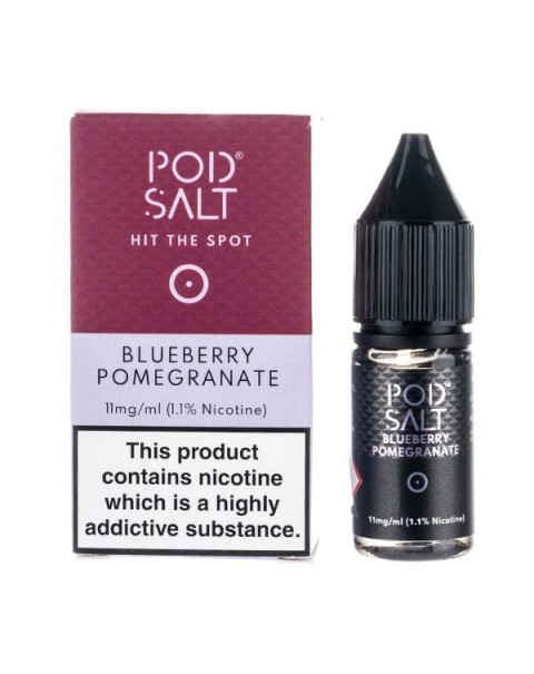 Blueberry Pomegranate Nic Salt E-Liquid by Pod Salt