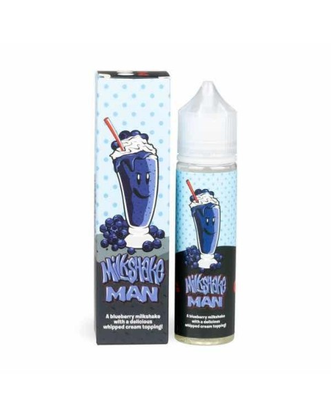 Blueberry Milkshake Shortfill E-Liquid by Milkshake Man