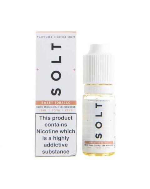 Sweet Tobacco Nic Salt E-Liquid by SOLT