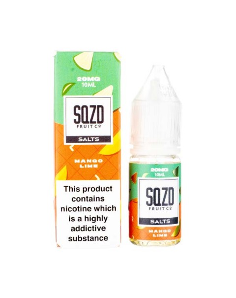 Mango Lime Nic Salt E-Liquid by SQZD Fruit Co