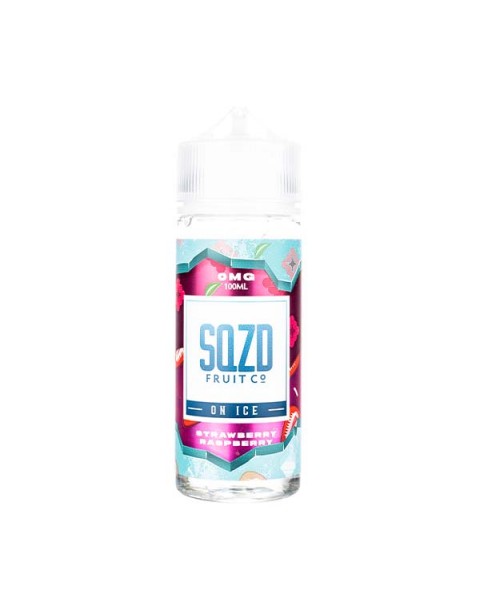 Strawberry Raspberry On Ice 100ml Shortfill E-Liquid by SQZD Fruit Co