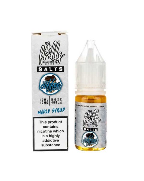 Maple Syrup Nic Salt E-Liquid by No Frills The Coffee Shop