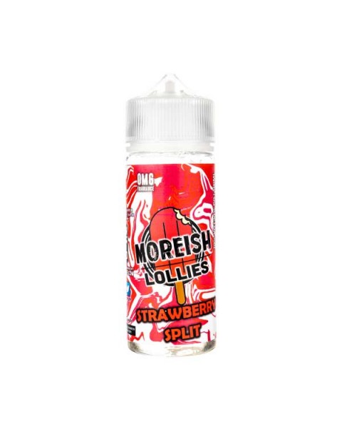 Strawberry Split Lollies Shortfill E-Liquid by Moreish Puff