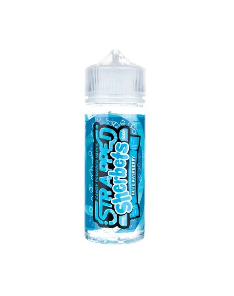 Blue Raspberry Sherbet Shortfill E-Liquid by Strapped