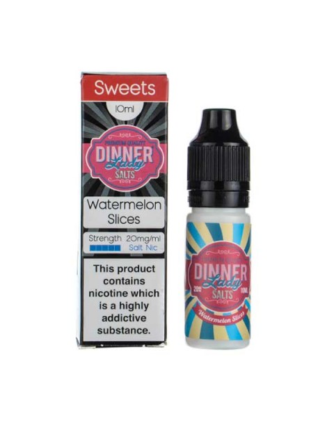 Watermelon Slices Nic Salt E-Liquid by Dinner Lady