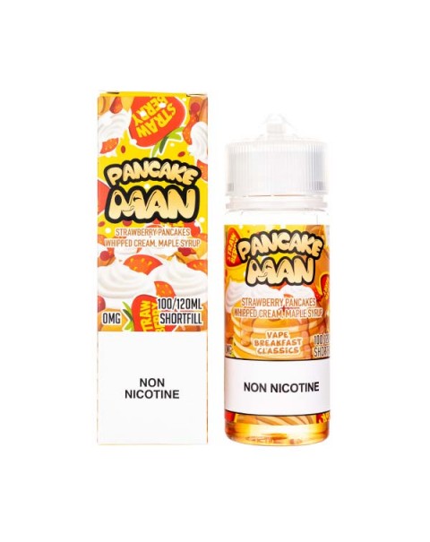 Pancake Man 100ml Shortfill E-Liquid by Vape Breakfast Classics