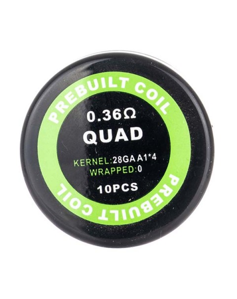 Pre-made Quad Wire Coils by LTQ Vapor